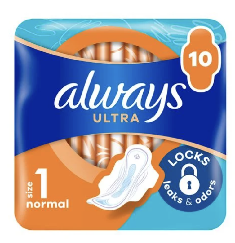 Гігієнічні прокладки ALWAYS Ультра Ультратонк ароматизовані Нормал Single 10шт